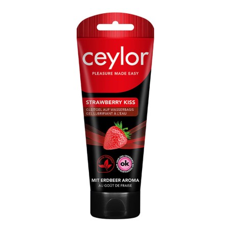 Ceylor Strawberry Kiss - Aromatisiertes Gleitgel (100 ml)