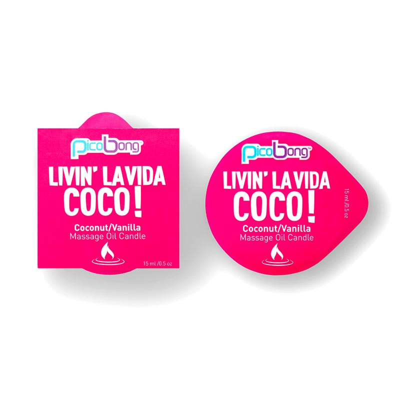 Bougie de Massage PicoBong "Livin' La Vida Coco!" - Coco & Vanille
