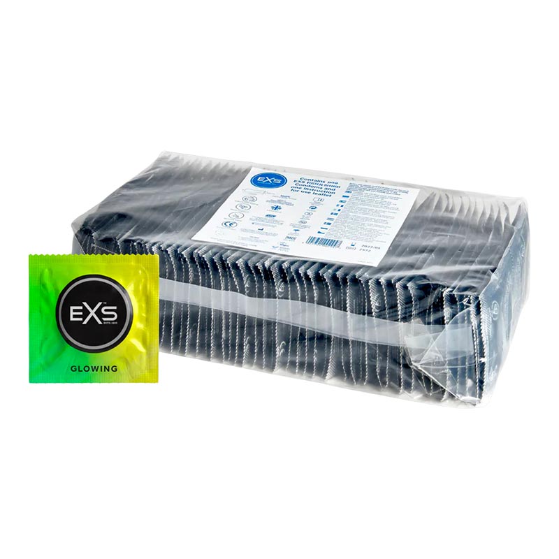 EXS Glowing - Préservatifs phosphorescents (100 Préservatifs)