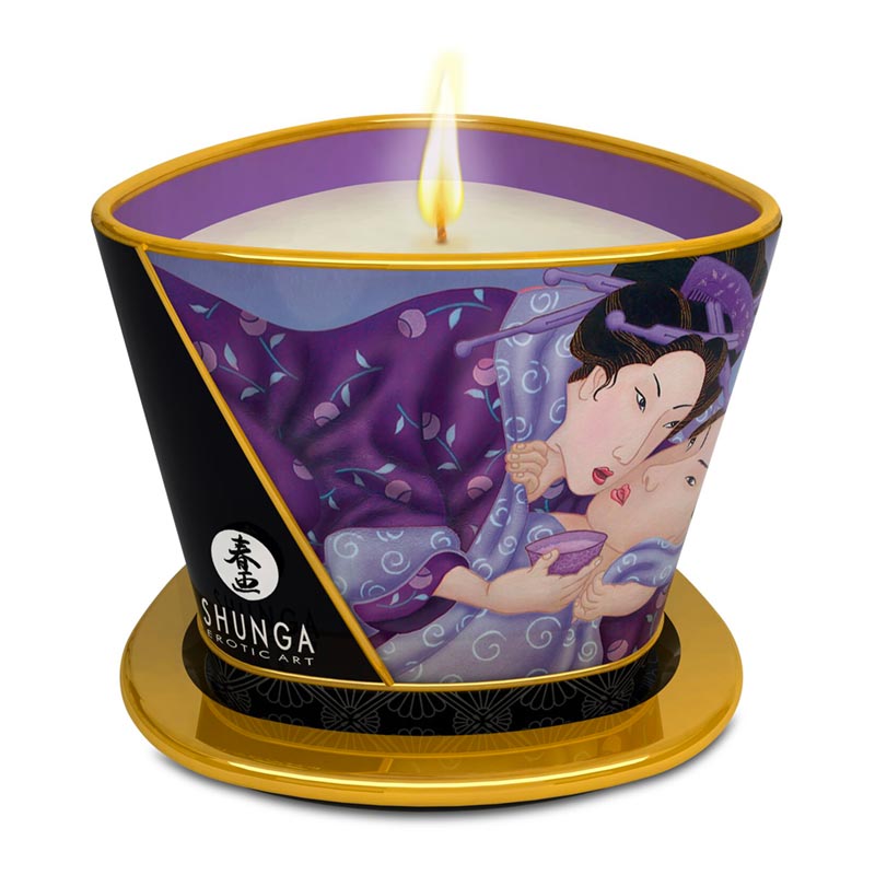 Bougie de massage Shunga Libido - Fruits exotiques - 170 ml