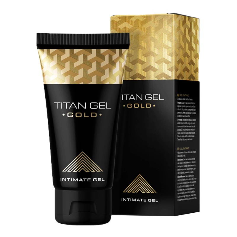 Gel pour l'agrandissement du pénis Titan Gel Gold Original - 50 ml