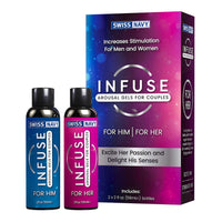 Gels stimulants Swiss Navy Infuse (pour elle et lui)
