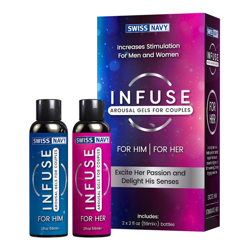 Gels stimulants Swiss Navy Infuse (pour elle et lui)