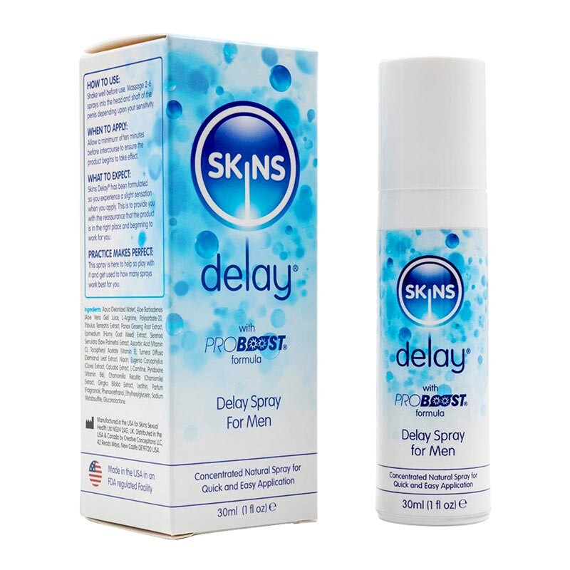 Skins Delay - Spray pour retarder l'éjaculation - 30 ml