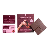 Chocolat noir aphrodisiaque The Oh Collective - Date Night - Fraise