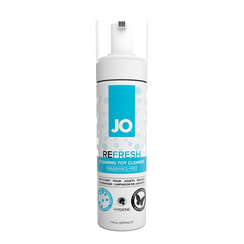 Mousse nettoyante pour sextoys System JO Refresh - 207 ml