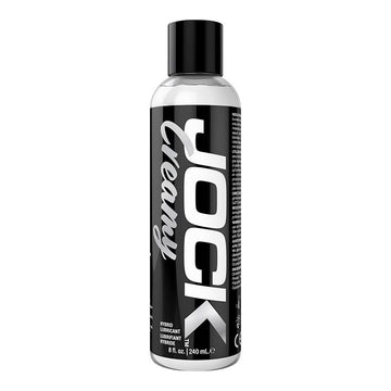 Lubrifiant hybride effet sperme Jock Creamy - 240 ml (à base d'eau et 