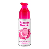 Olio da massaggio aromatizzato Plaisir Sucré - Zucchero filato