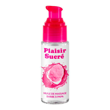 Huile de massage aromatisé Plaisir Sucré - Barbe à papa