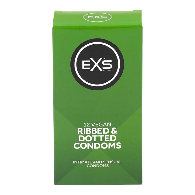 EXS Ribbed and Dotted - Préservatif texturé (12 Préservatifs)