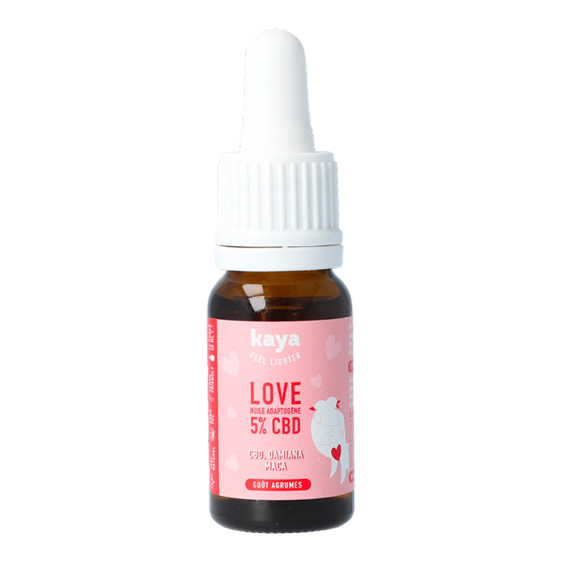 Huile aphrodisiaque Kaya LOVE 5% CBD - 10 ml