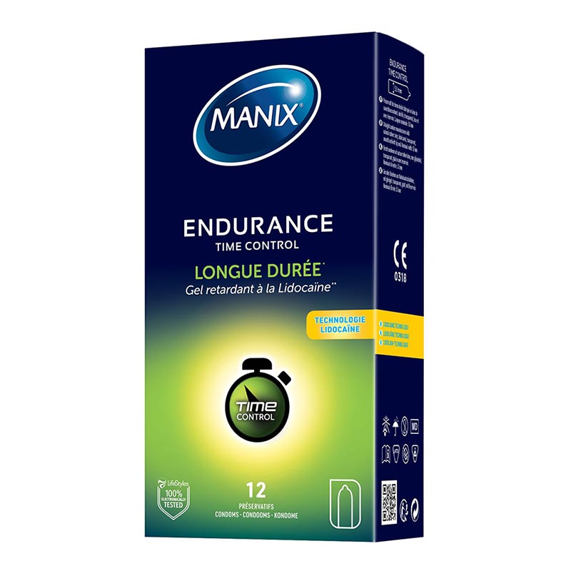 Manix Endurance Time Control (12 Préservatifs)