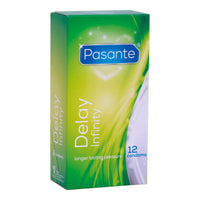 Pasante Delay Infinity - Préservatif retardant (12 Préservatifs)