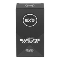 EXS Black Latex - Black condom (12 condoms)