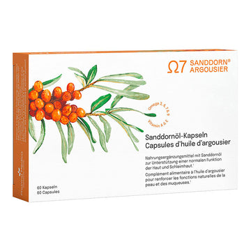 Complément alimentaire à l'huile d'argousier Sanddorn - 60 capsules