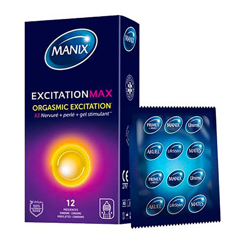 Manix Excitation Max (12 Préservatifs)