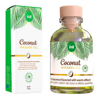 Gel da massaggio riscaldante Intt Coconut - Noce di cocco - 30 ml