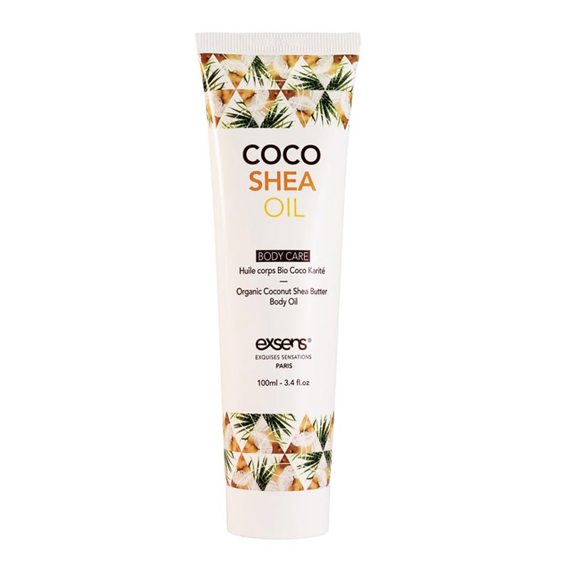 Huile corporelle bio hydratante Exsens Coco Shea Oil - 100 ml