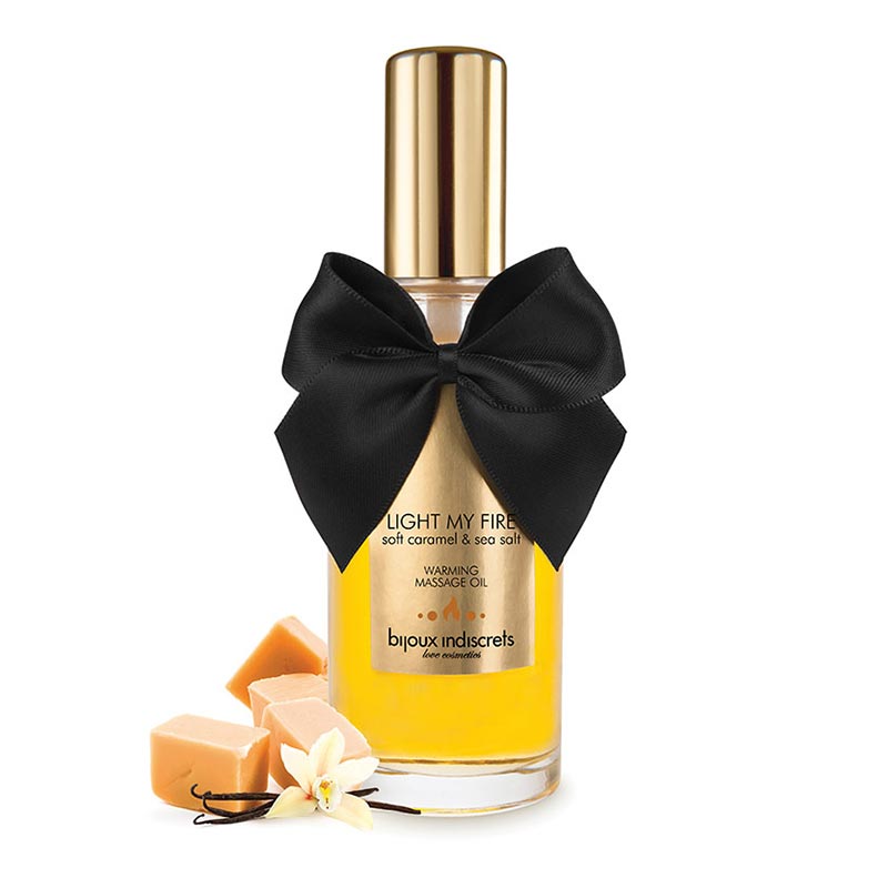 Huile de Massage Chauffante Caramel Salé