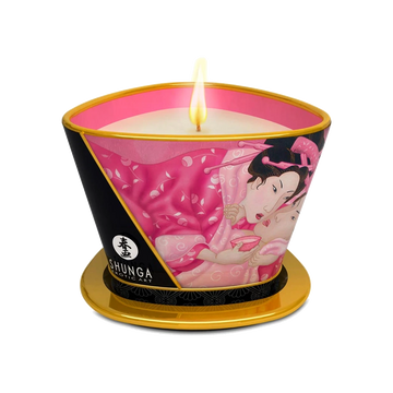 Bougie de Massage Aphrodisia à la Rose