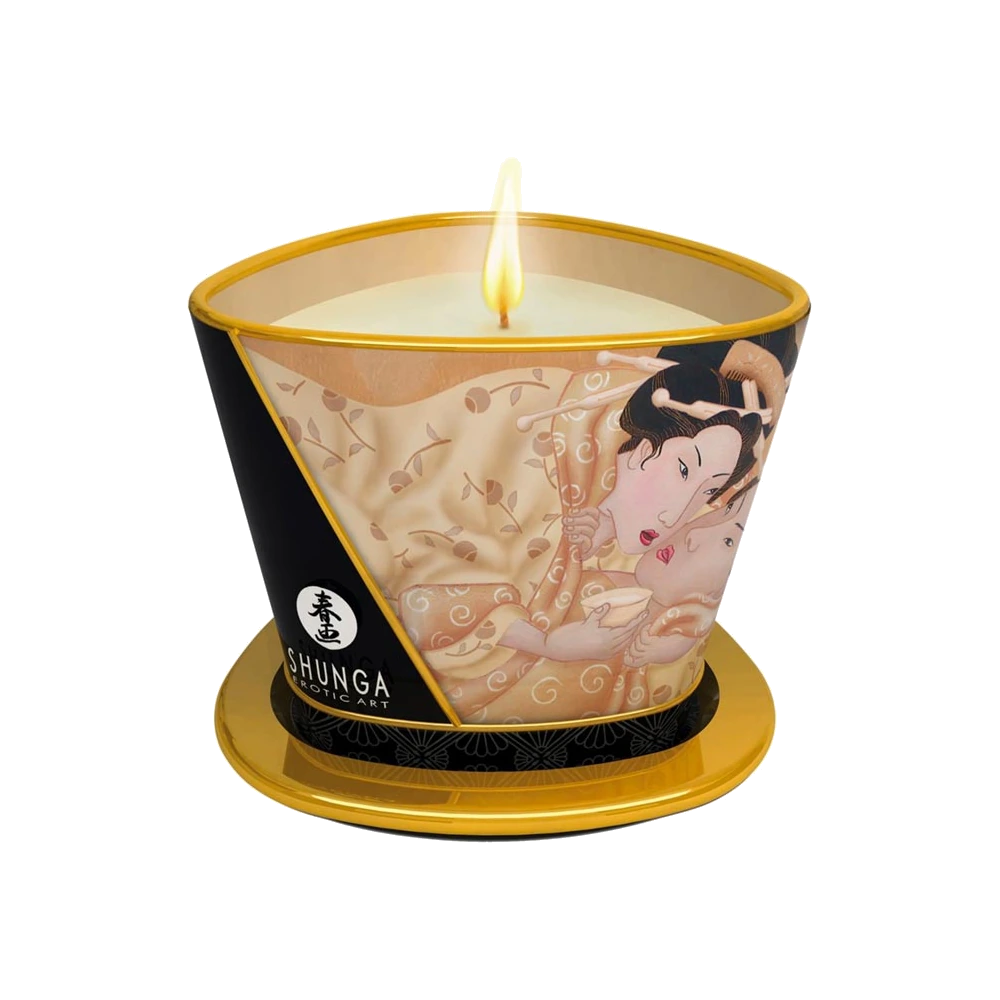 Bougie de Massage Shunga à la Vanille