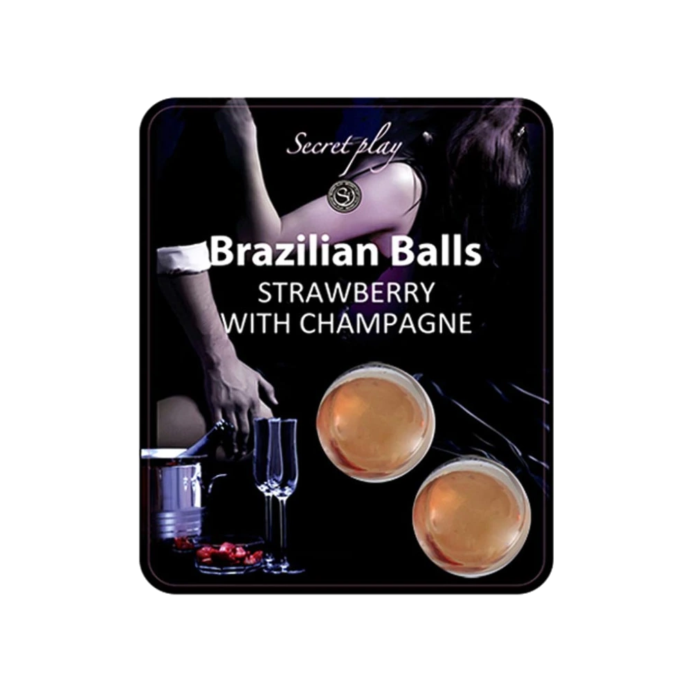 Boules de Massage Fondantes Fraise & Champagne