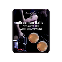 Secret Play Palline da Massaggio Fondenti Fragola & Champagne