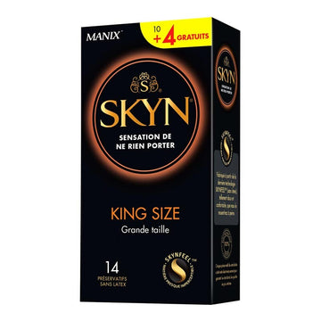 SKYN King Size (Grande Taille) - sans latex (14 Préservatifs)