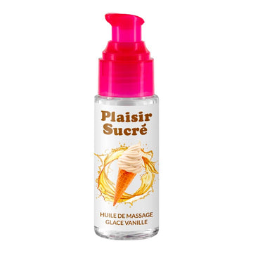 Huile de massage aromatisé Plaisir Sucré - Vanille