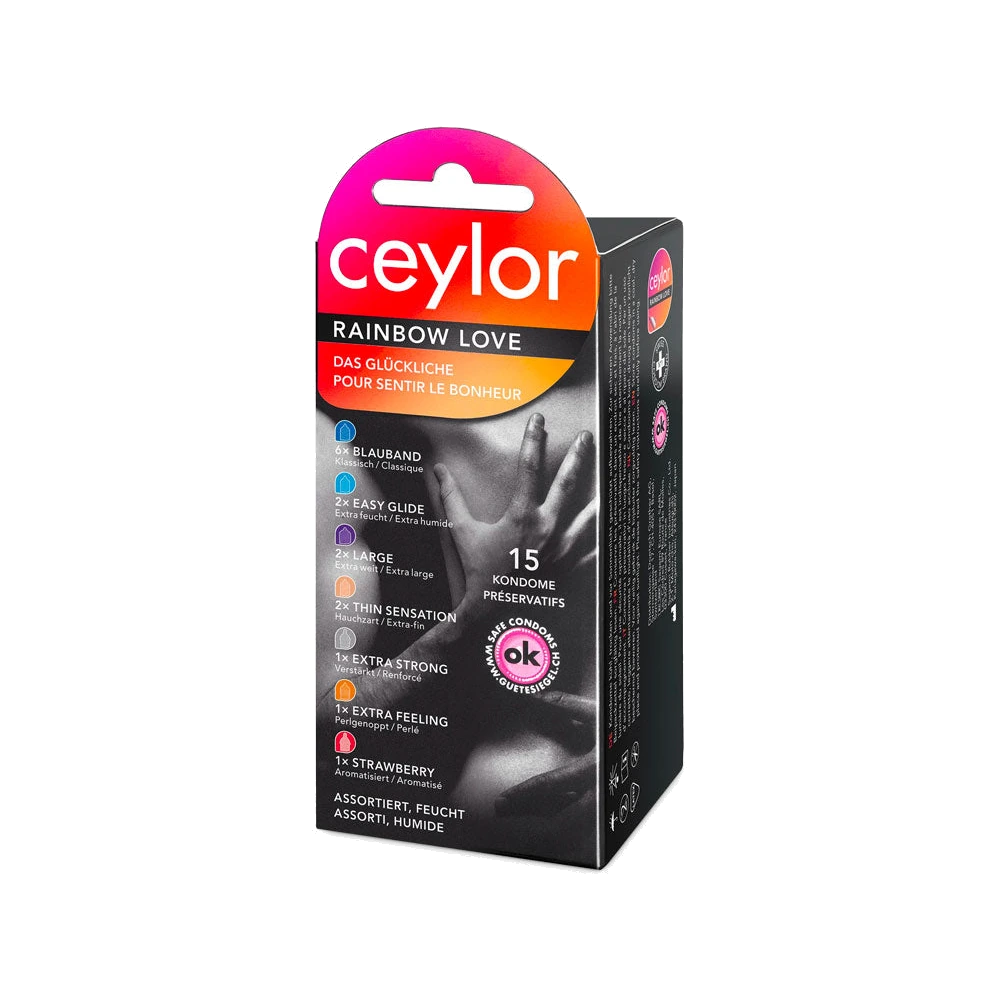 Assortiment de 15 préservatifs variés