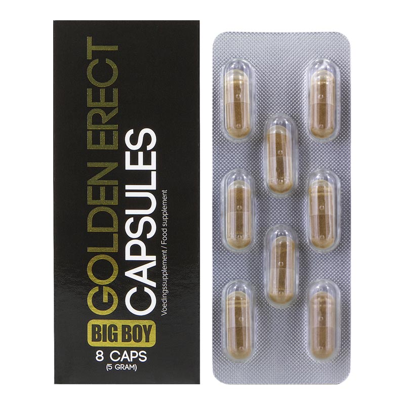 Gélules Stimulantes Golden Erect (8 pièces)