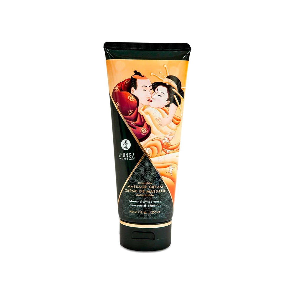 Crème de Massage Comestible Saveur Amande