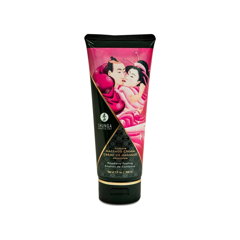 Crème de Massage Comestible Framboise
