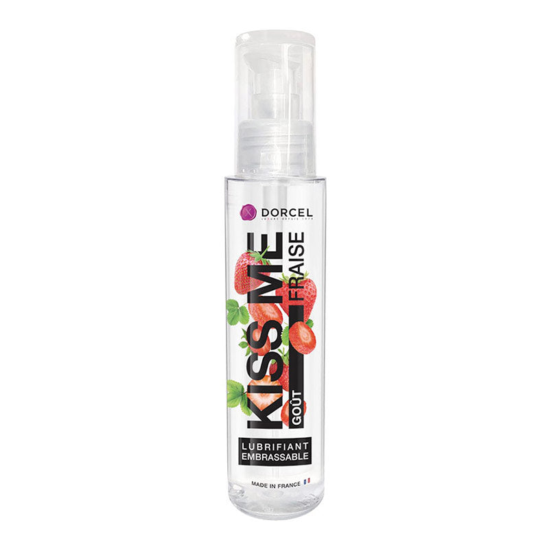 Lubrifiant comestible à la fraise Kiss Me