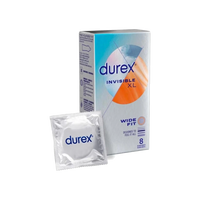 Durex Preservativi Sottili e Larghi Invisible XL (8 pz)