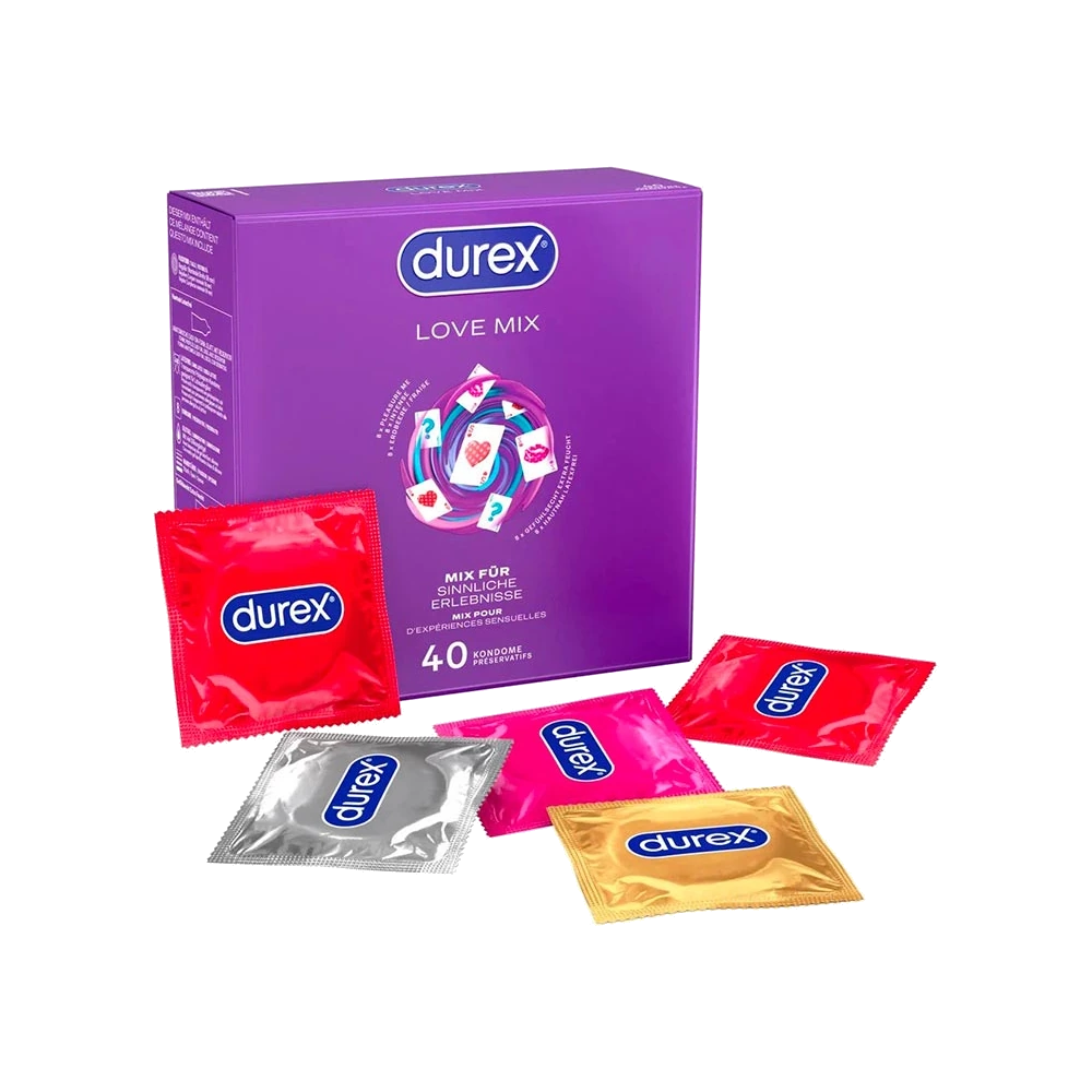 Assortiment de Préservatifs Durex Love Mix