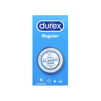 Durex Préservatifs Regular classiques en pack de 6