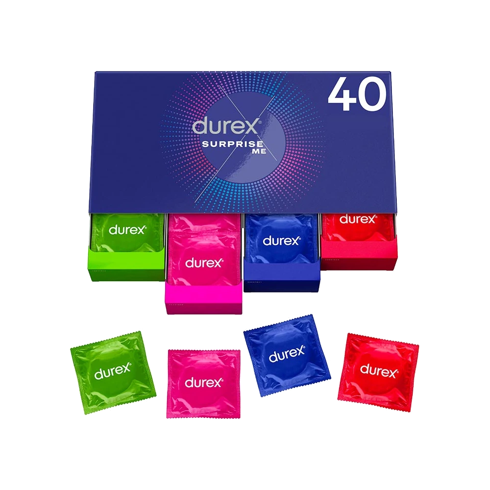 Pack assortiment 40 préservatifs Surprise Me