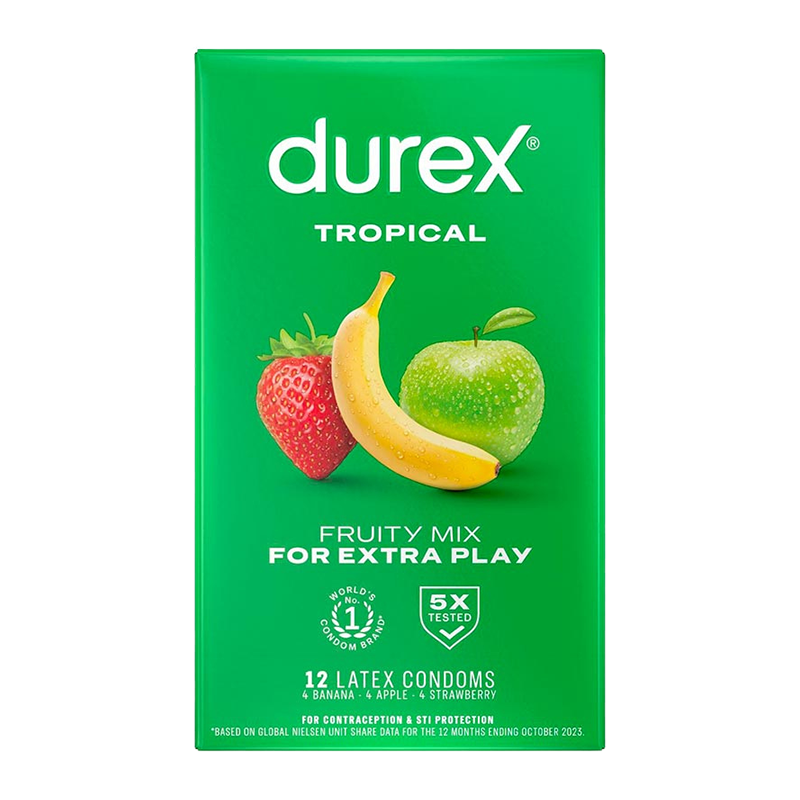 Durex Tropical Condoms with Fruity Flavours