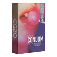 EGZO oral & flavoured condom - Ice Cream (3 Condoms)
