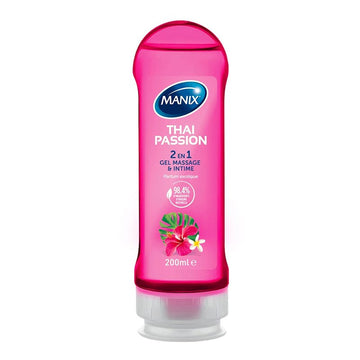 Lubrifiant et gel de massage 2-en-1 Manix Thai Passion - 200 ml (à bas