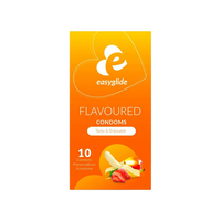 Easyglide Préservatifs aromatisés saveurs fruitées (10 pièces)