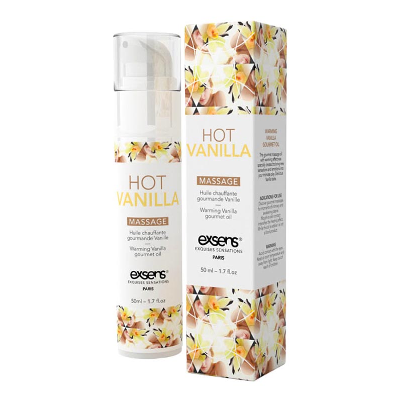 Huile de massage chauffante Vanille