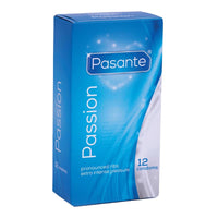 Pasante Passion - Preservativo a coste e lubrificato (12 Preservativi)
