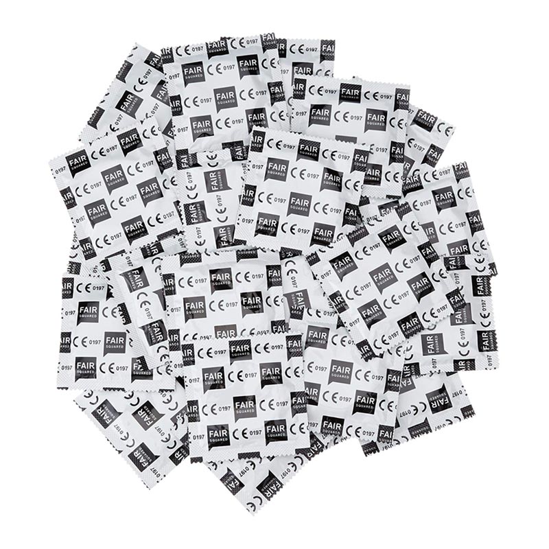 Fair Squared Classic Natural Latex Condoms
