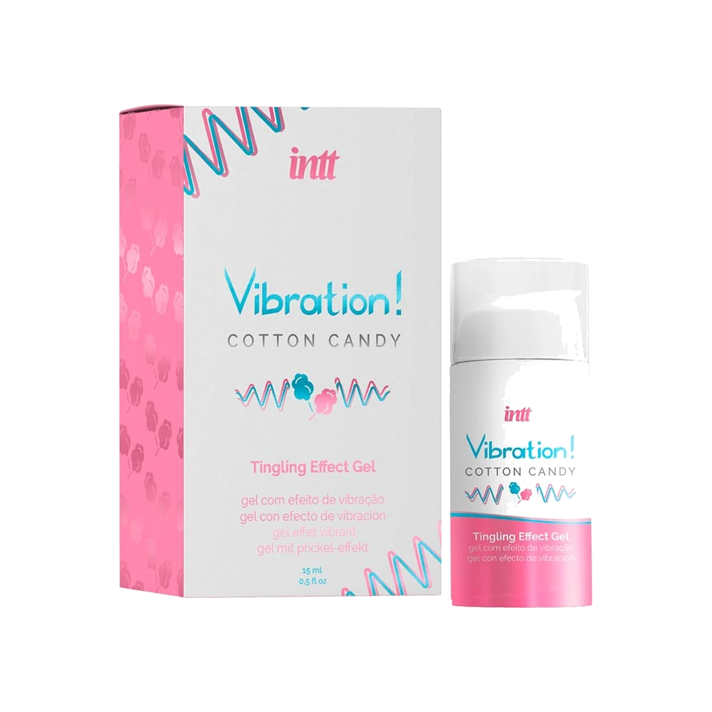 Gel Stimulant Vibration! Goût Barbe à Papa