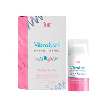 Gel Stimulant Vibration! Goût Barbe à Papa