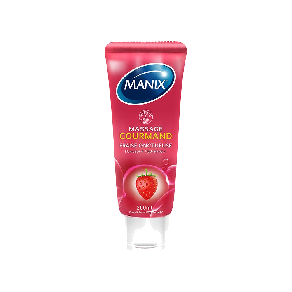 Gel de Massage Gourmand Fraise 200ml