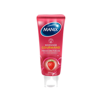 Manix Gel de Massage Gourmand Fraise 200ml