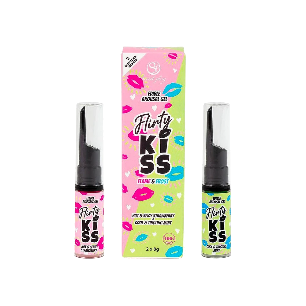 Gels Stimulants Flirty Kiss Fraise & Menthe